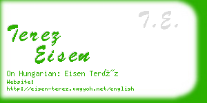 terez eisen business card